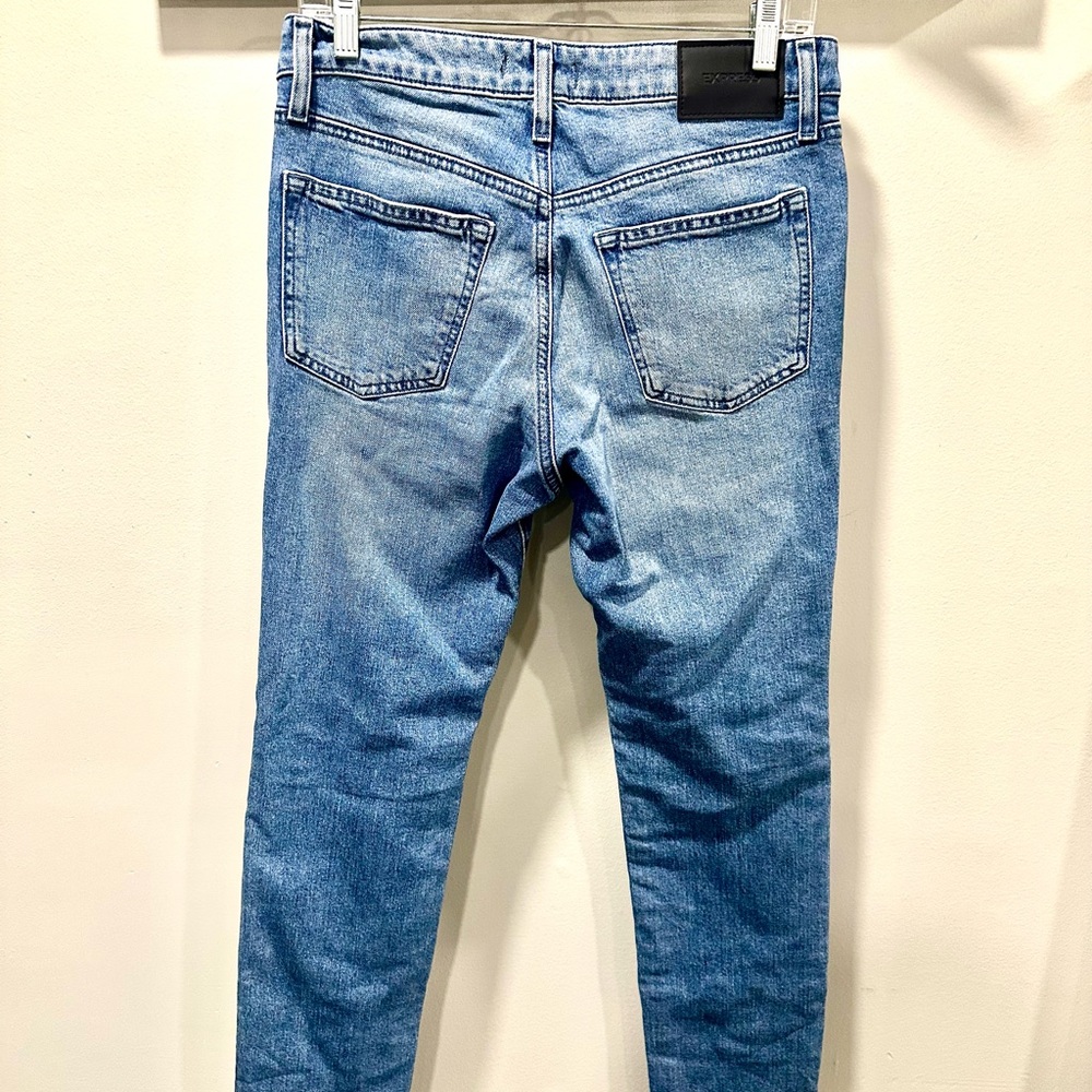 Express Women's Blue Skinny Stretch 29 x 30 - Picture 7 of 12